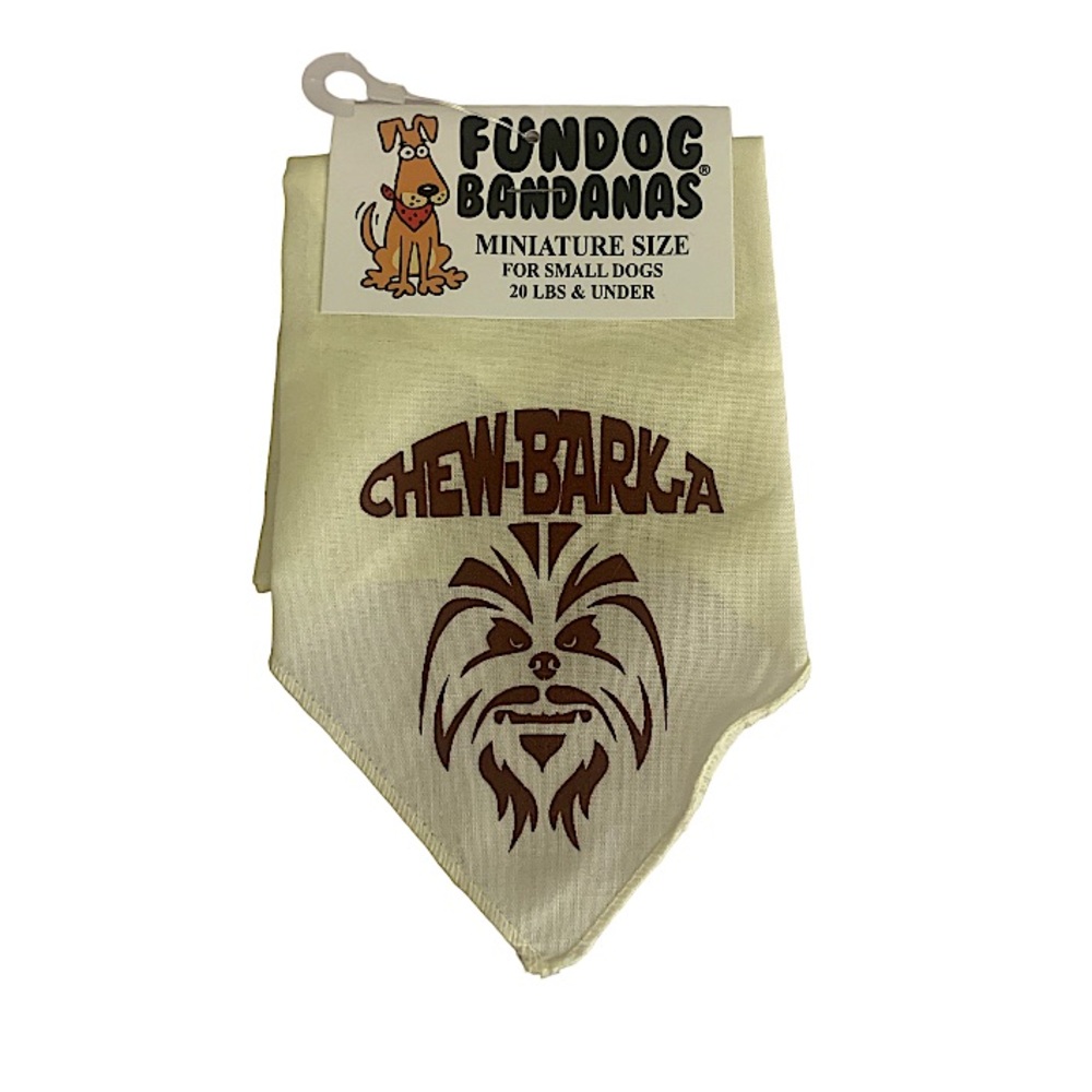 NWT CHEW-BARK-A Fun Dog Bandana Size Small.